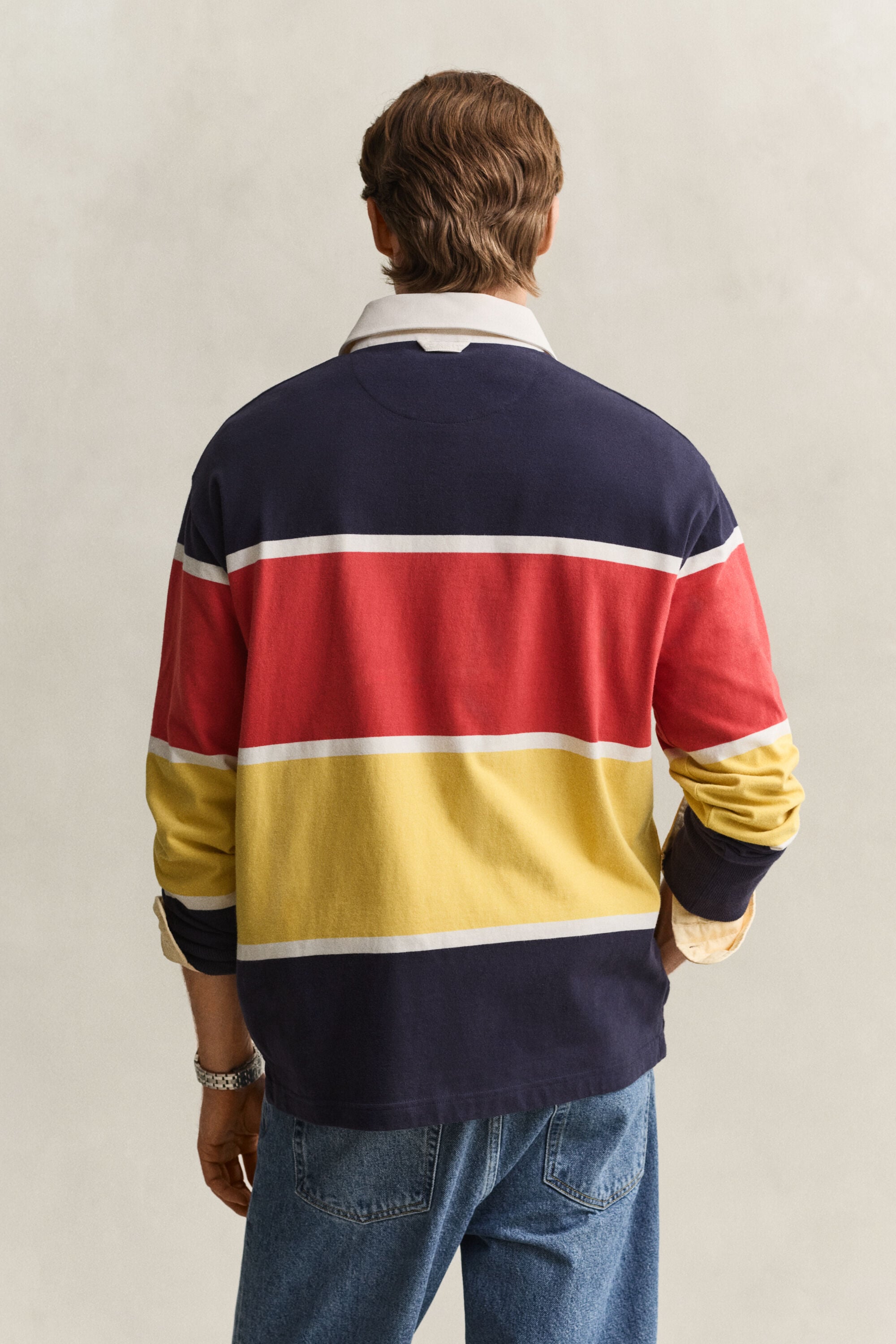 Relaxed Striped Rugger