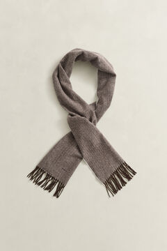 Herringbone Scarf — RICH BROWN 2
