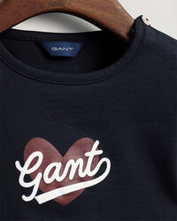 Girls Heart Script T-Shirt