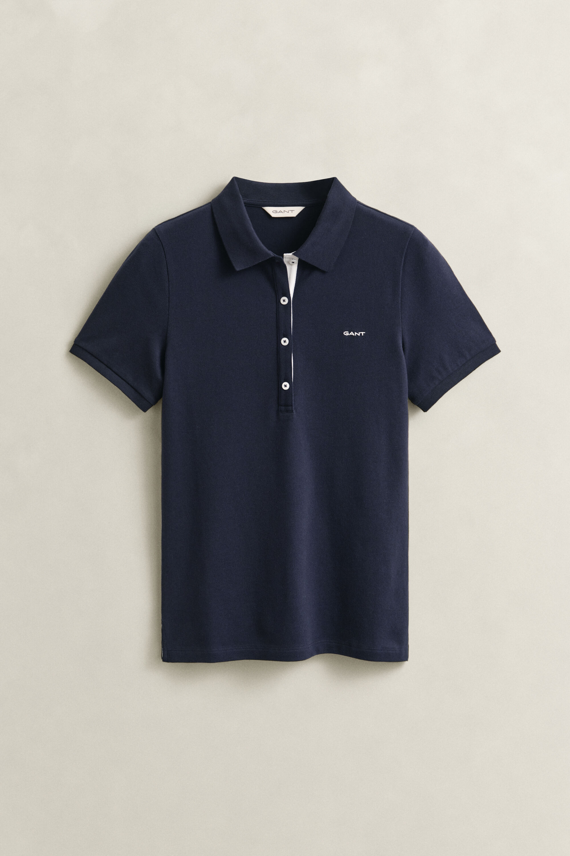 Contrast Piqué Polo Shirt