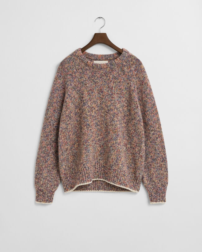 Multicolored Crew Neck Sweater