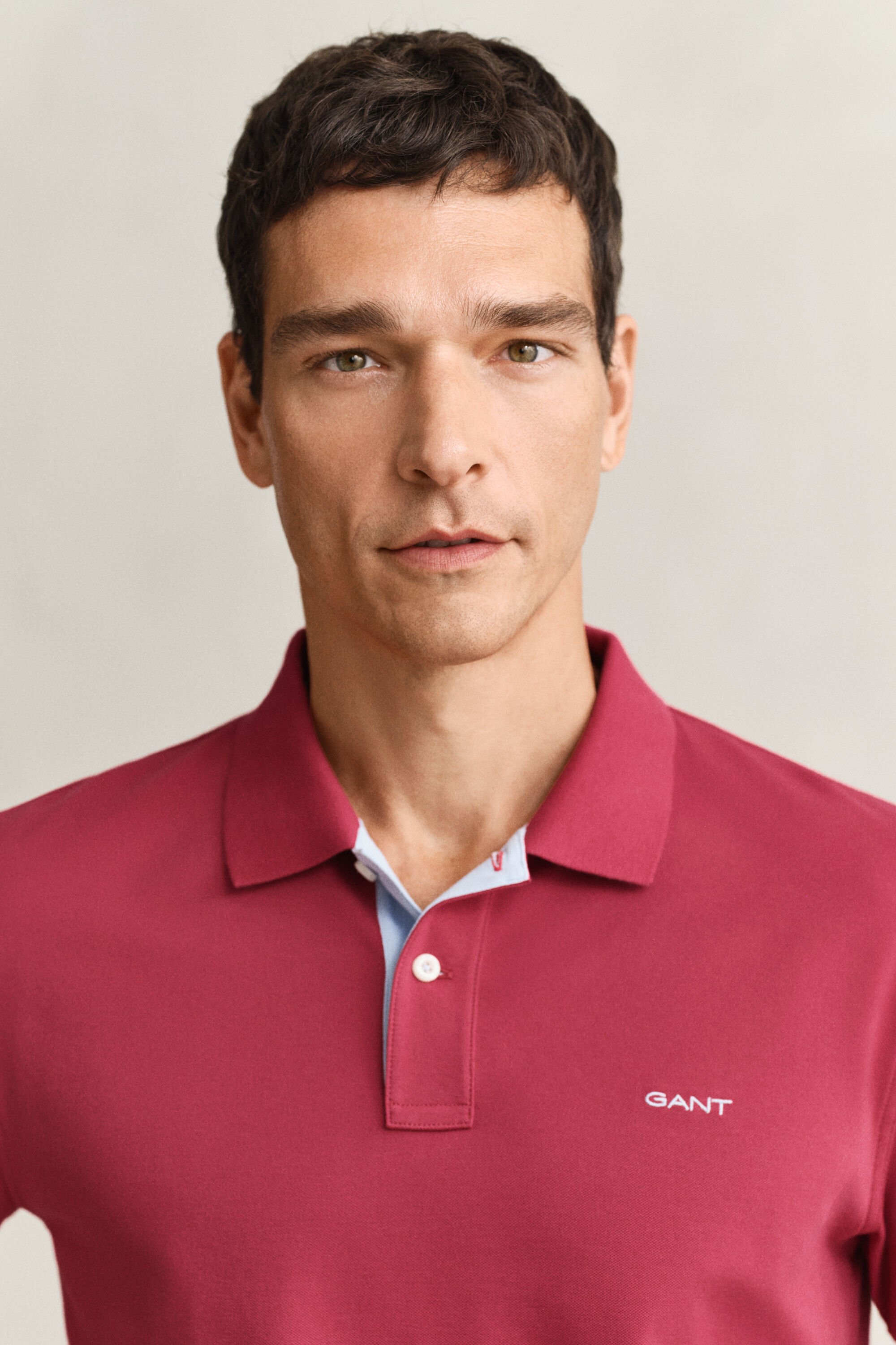 Contrast Piqué Polo Shirt