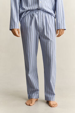 Striped Poplin Pajama Set — LAVENDER BLUE 4