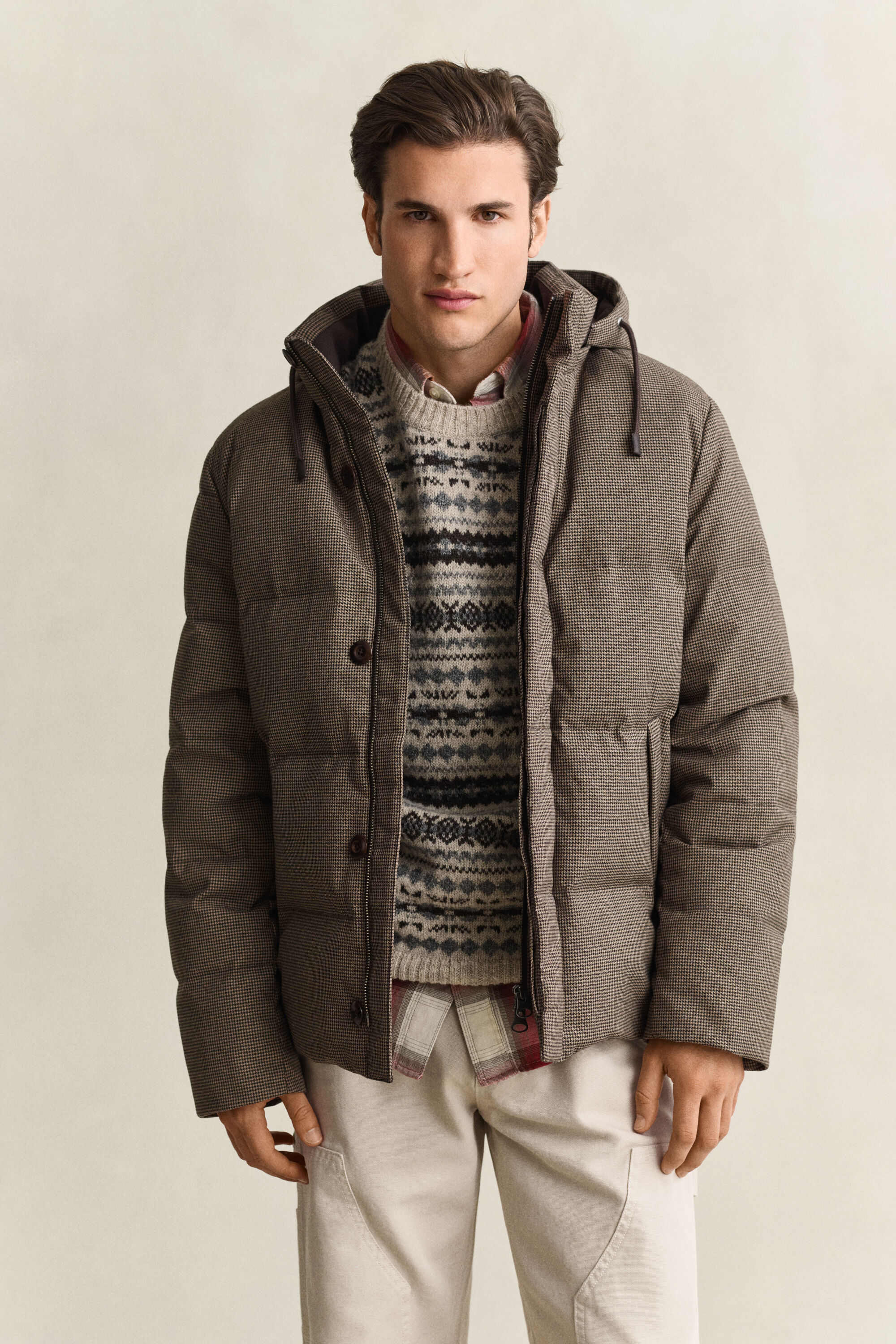 Flannel Down Jacket