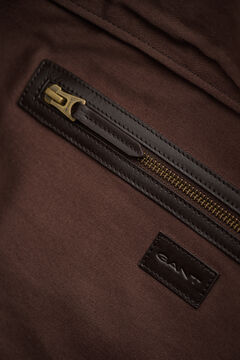 Suede Duffel Bag — SOIL BROWN 2