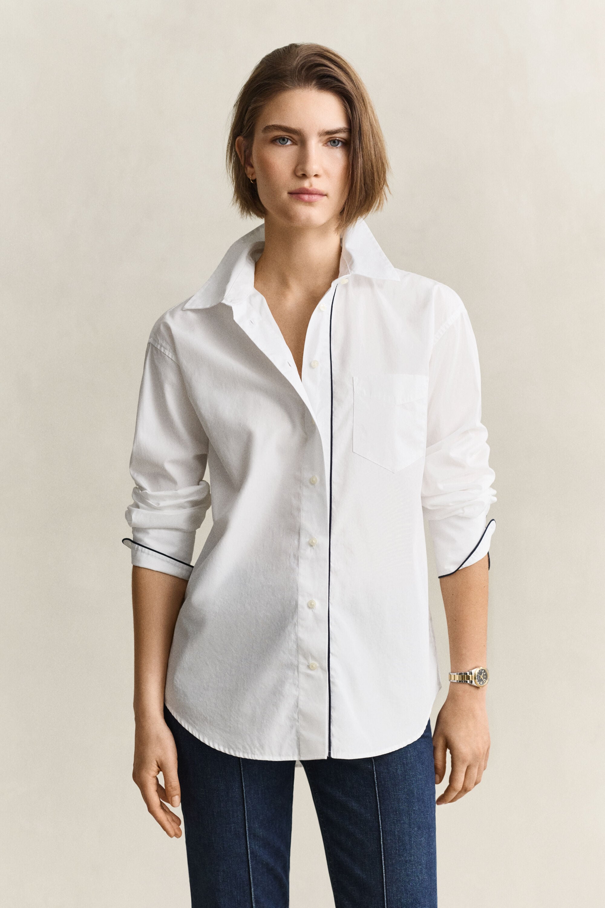 Piping Detail Shirt