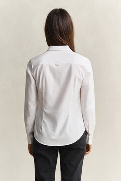 Classic Slim Stretch Oxford Shirt — WHITE 2