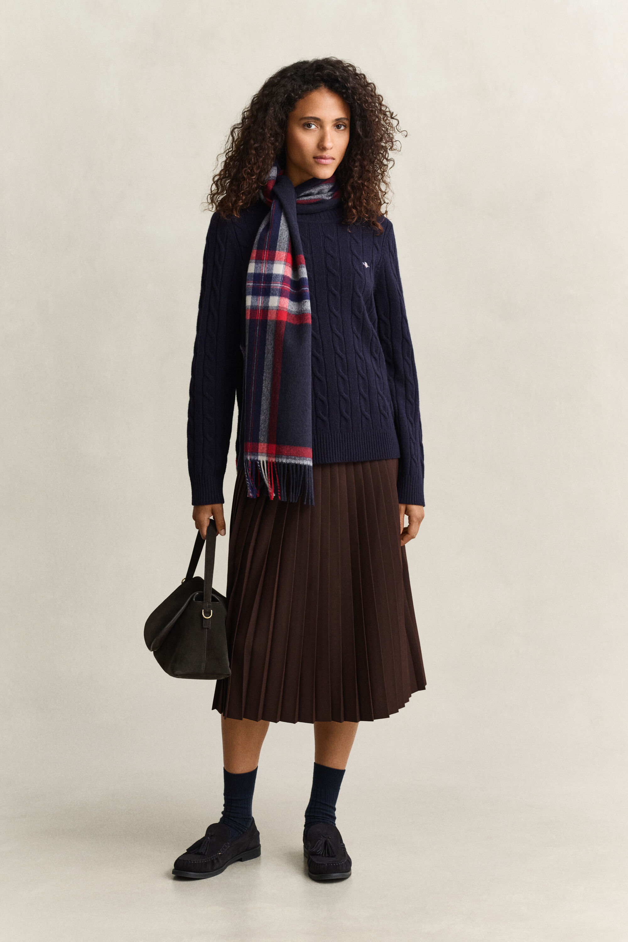 Lambswool Cable Knit Sweater