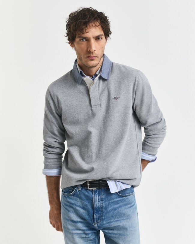 Chambray Collar Heavy Rugger