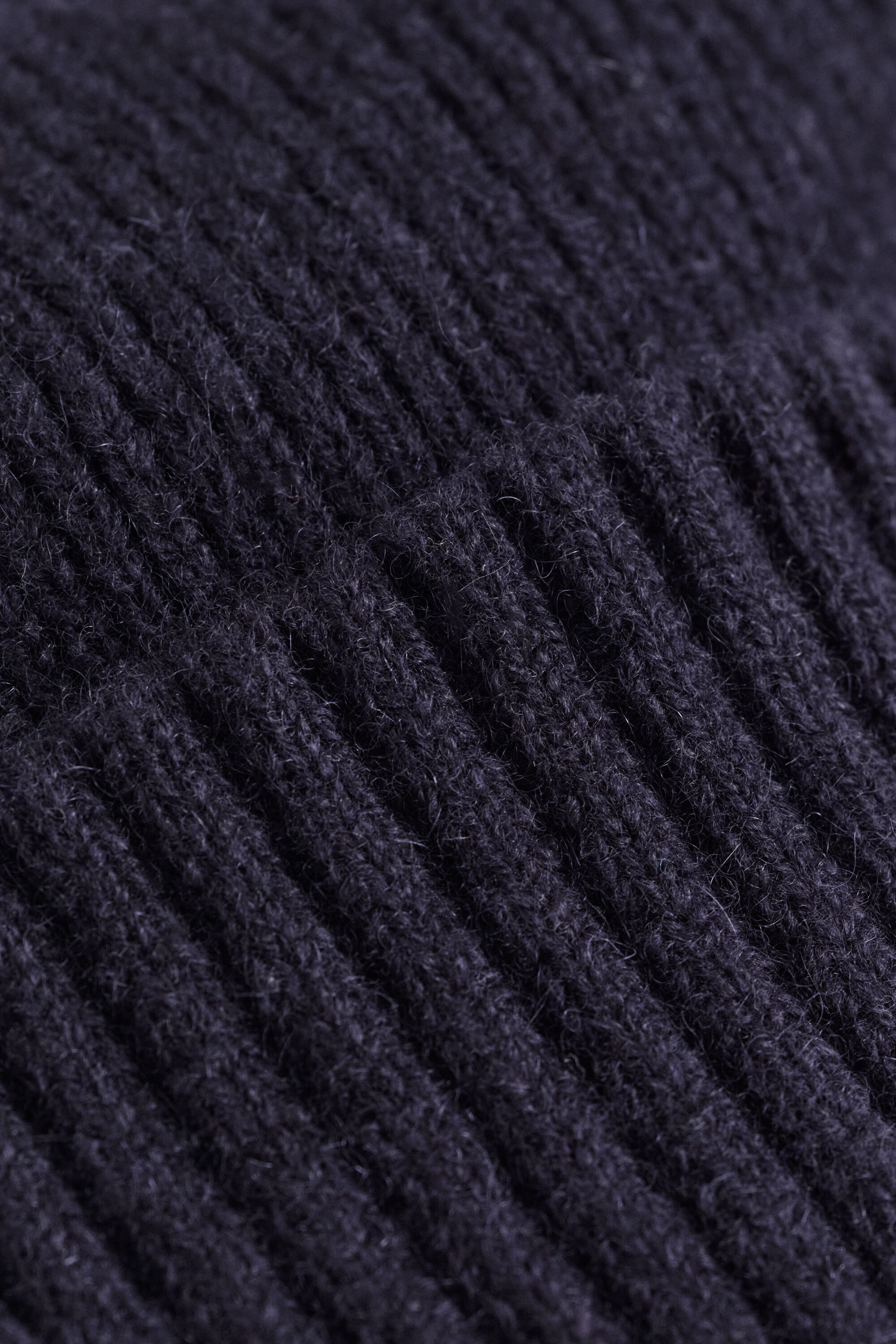 Cashmere Beanie — EVENING BLUE