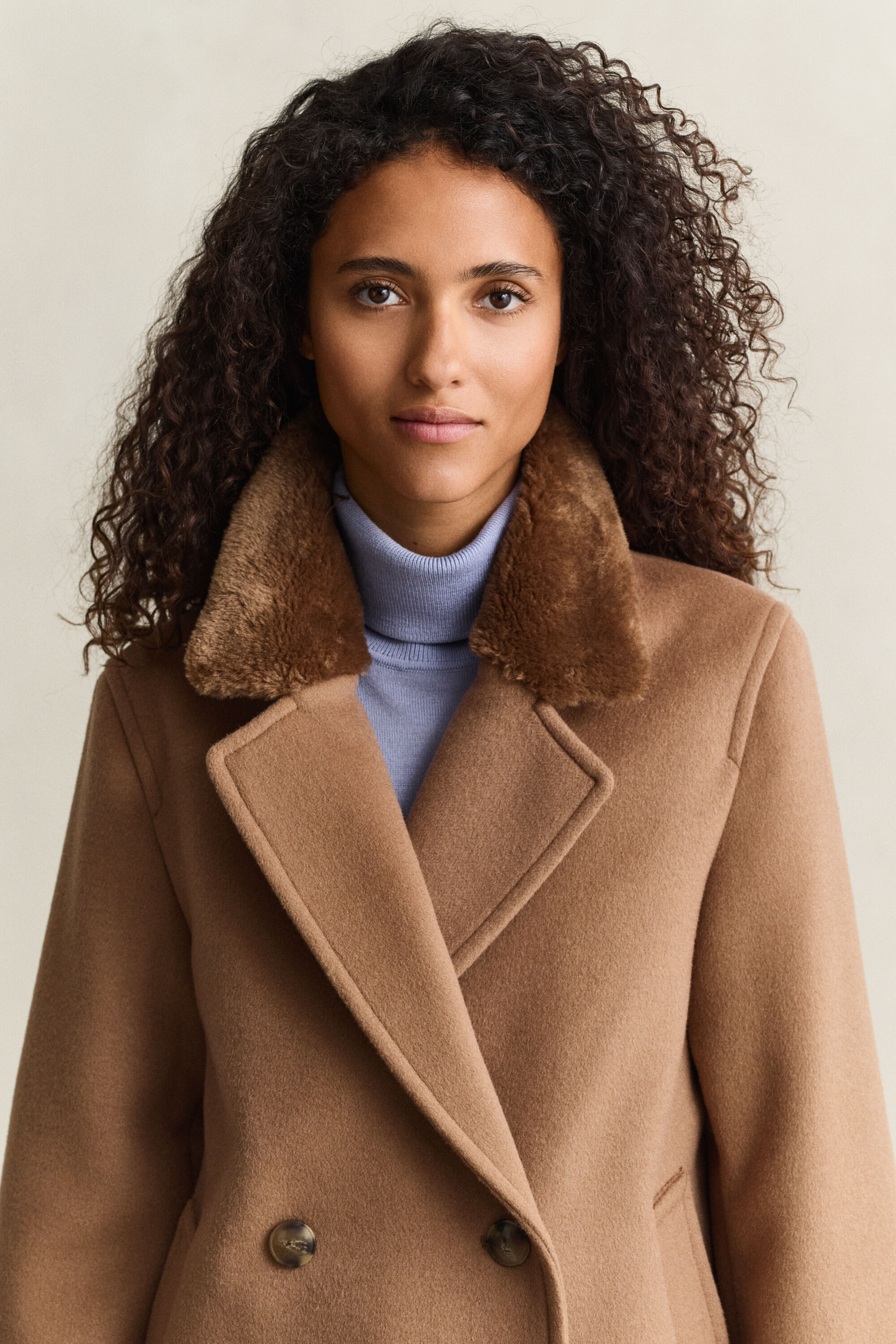 Faux Fur Collar Jacket