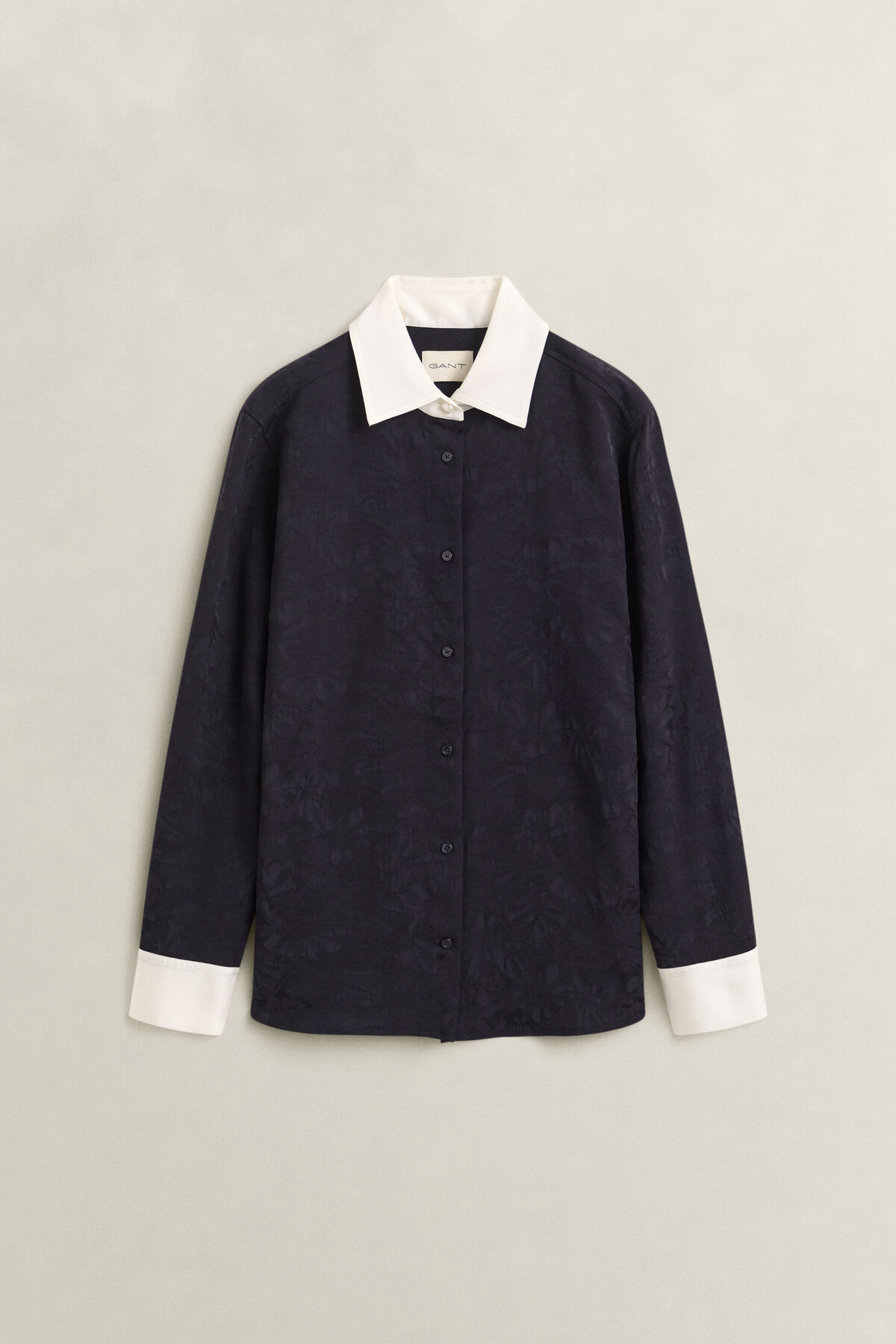 Jacquard Shirt — EVENING BLUE