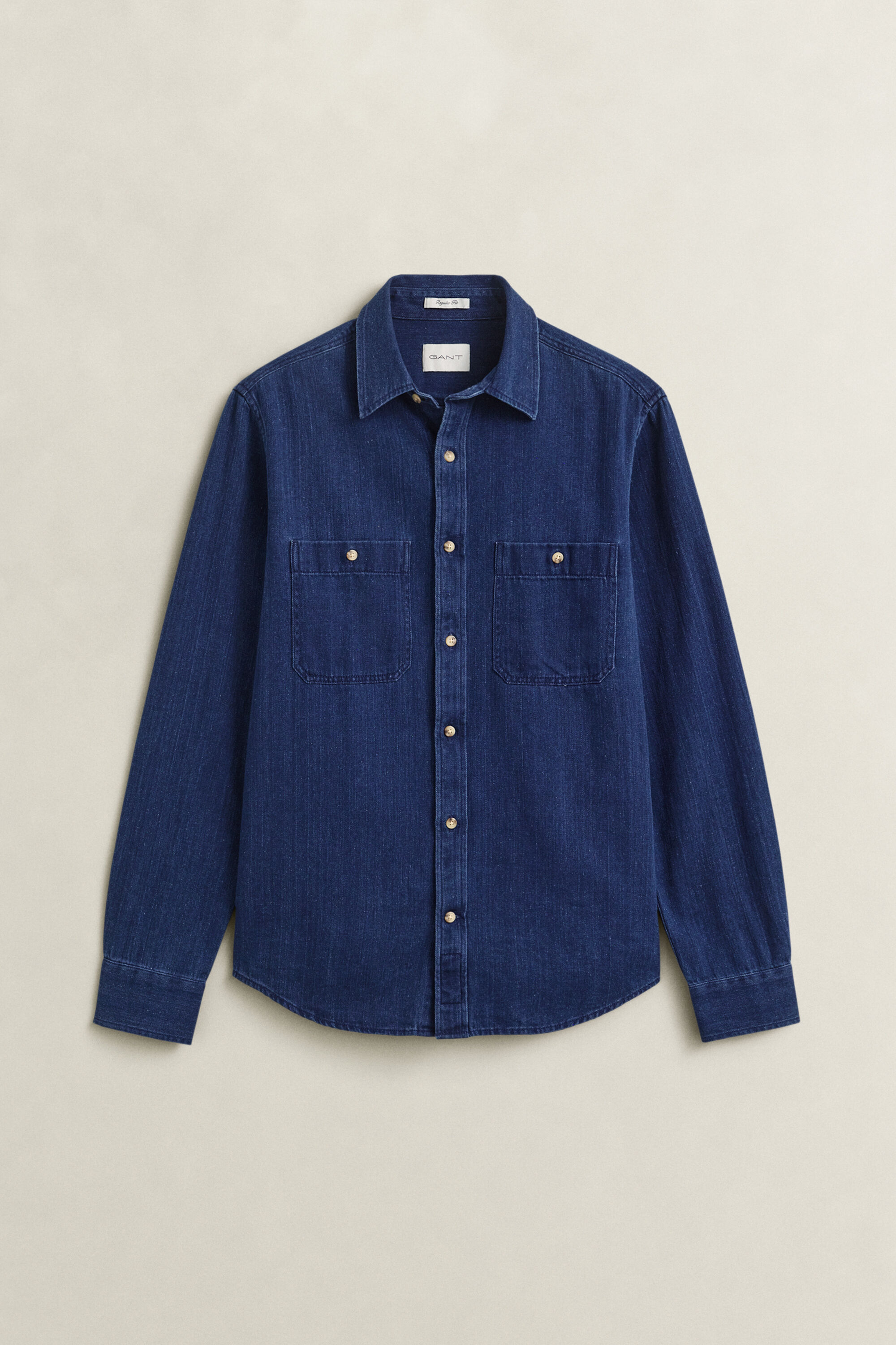 Indigo Herringbone Shirt