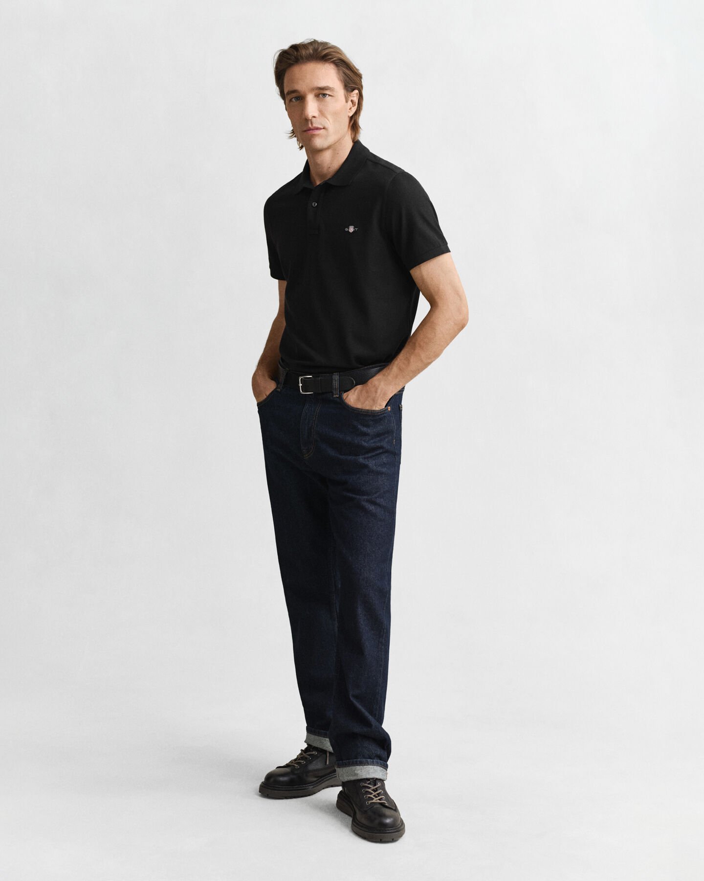 Regular Fit Shield Piqué Polo Shirt