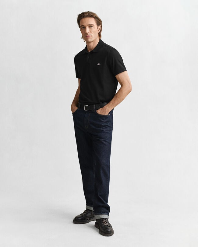 Regular Fit Shield Piqué Polo Shirt