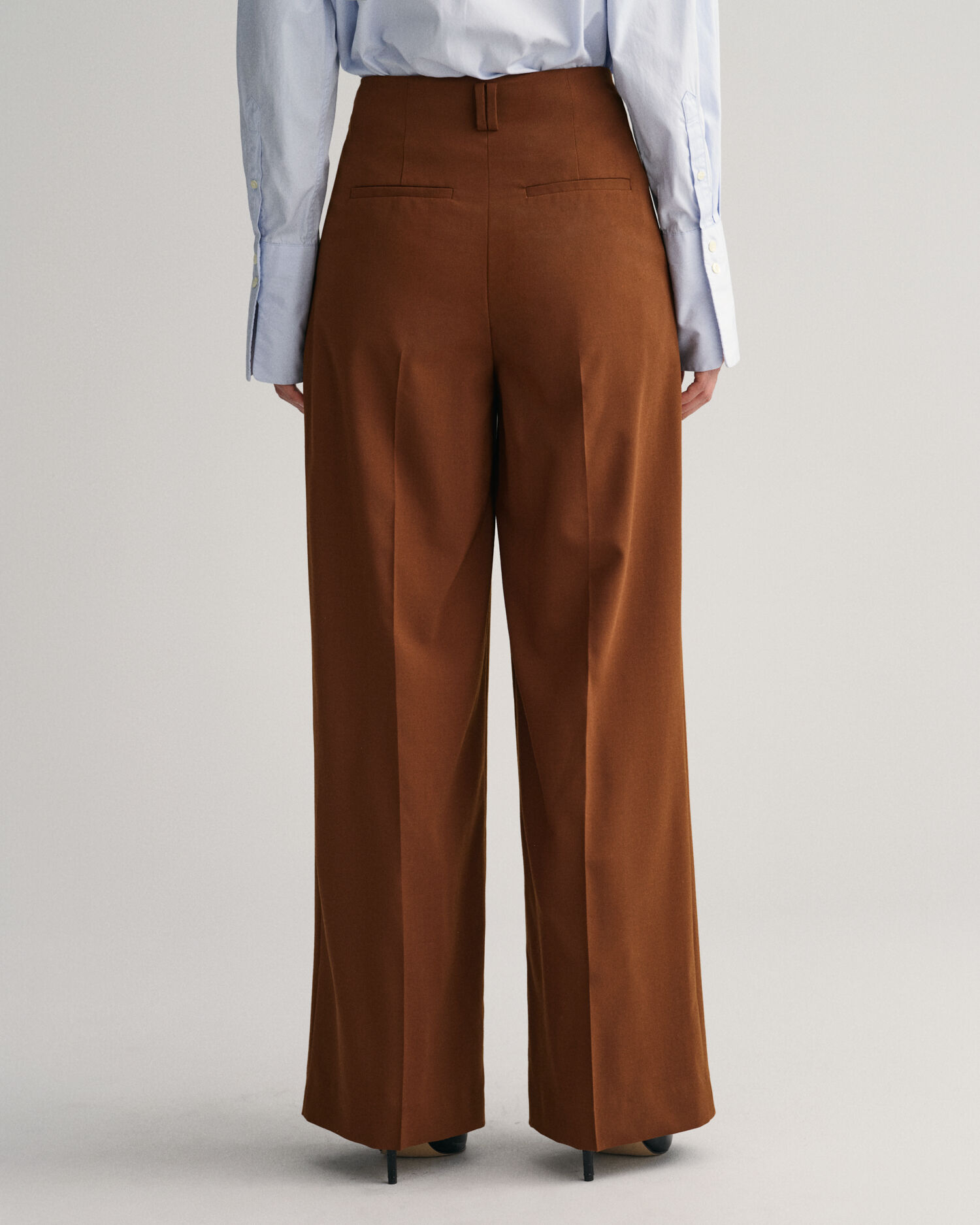 Oversized High Waisted Pleat Front Trousers – COMMENSE