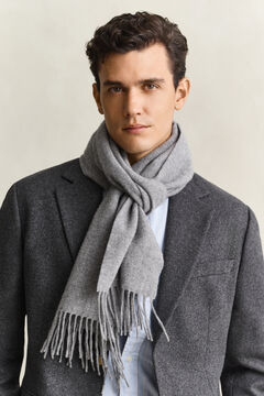 Wool Scarf — MID GREY 4