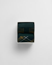 2-Pack Checked Socks Gift Box