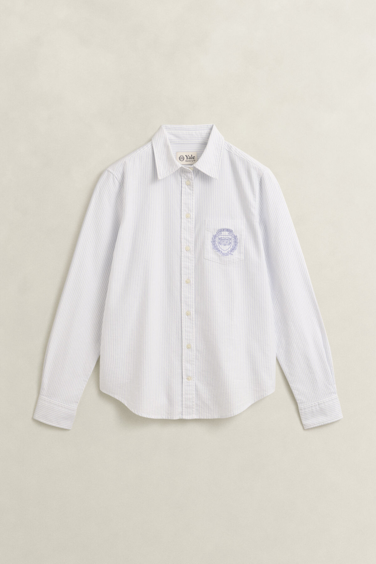 Gant x Yale Striped Oxford Shirt — MISTY LAVENDER