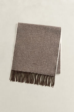 Herringbone Scarf — RICH BROWN 3