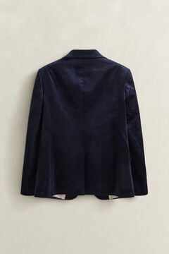 Corduroy Blazer — EVENING BLUE 1