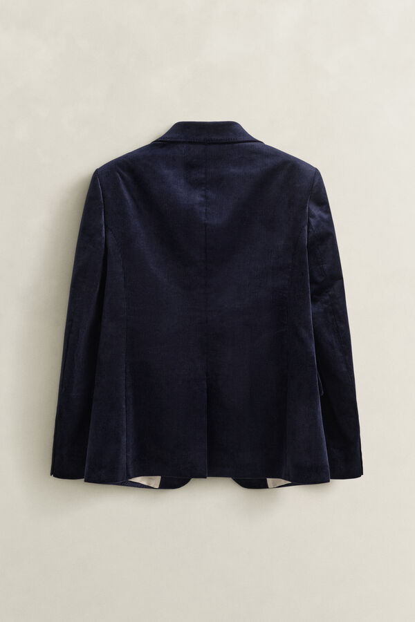 Corduroy Blazer — EVENING BLUE