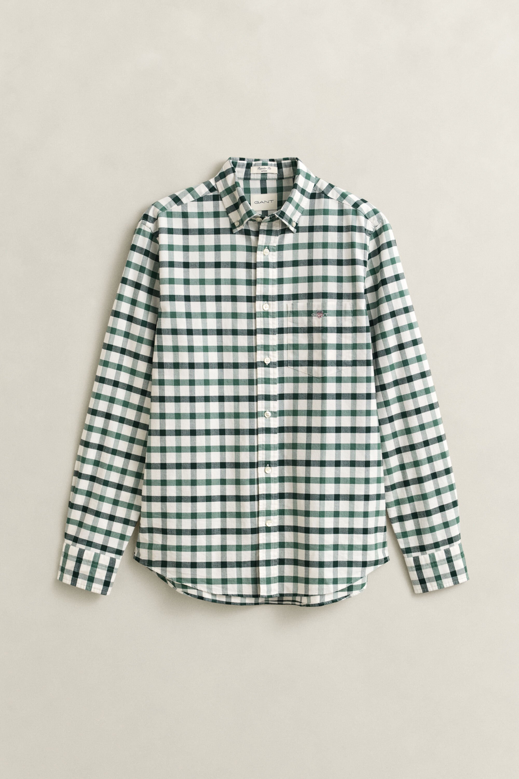 Regular Fit Checked Oxford Shirt
