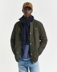Quilted Windcheater Mid-Length Jacket