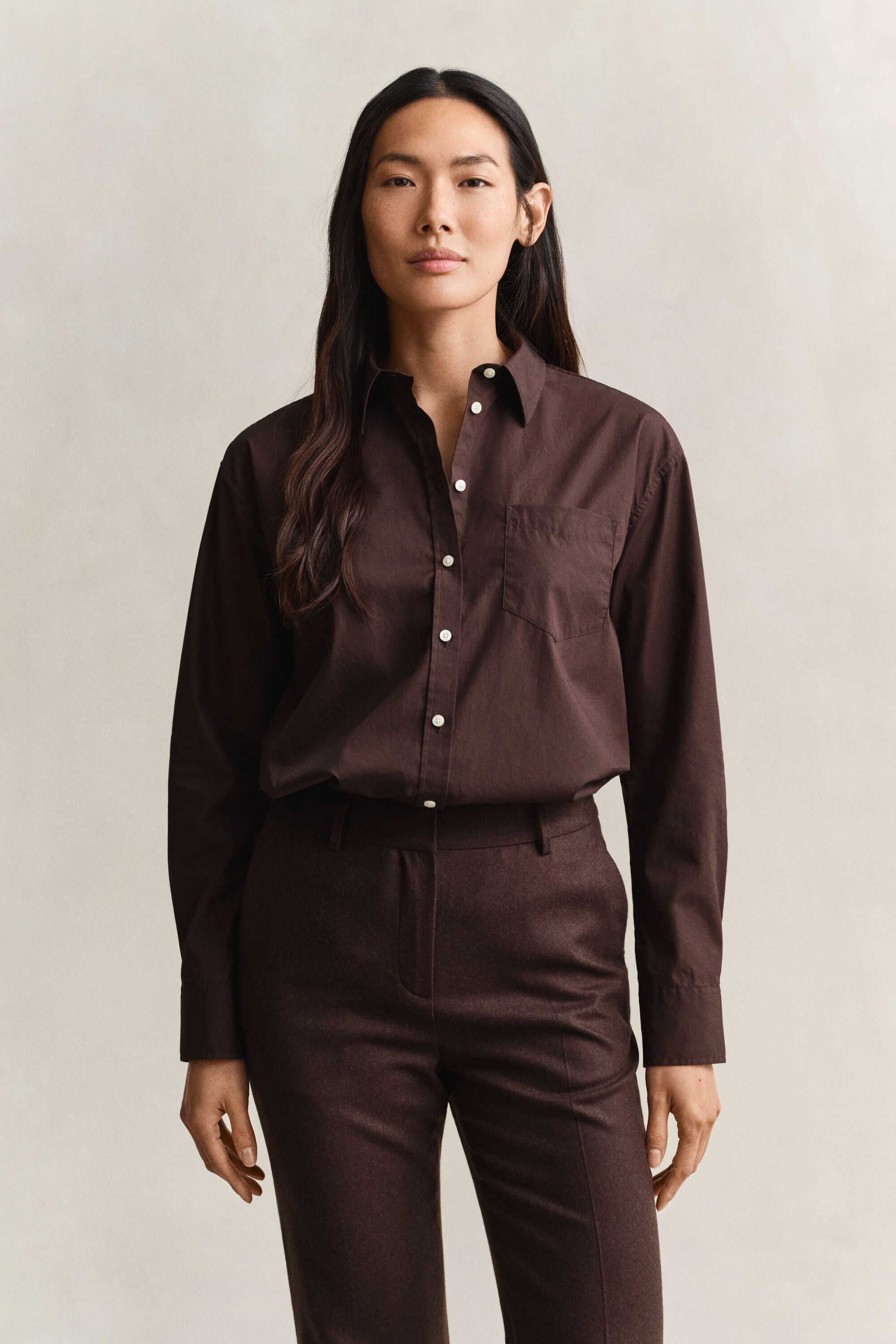 Relaxed Fit Classic Poplin Shirt
