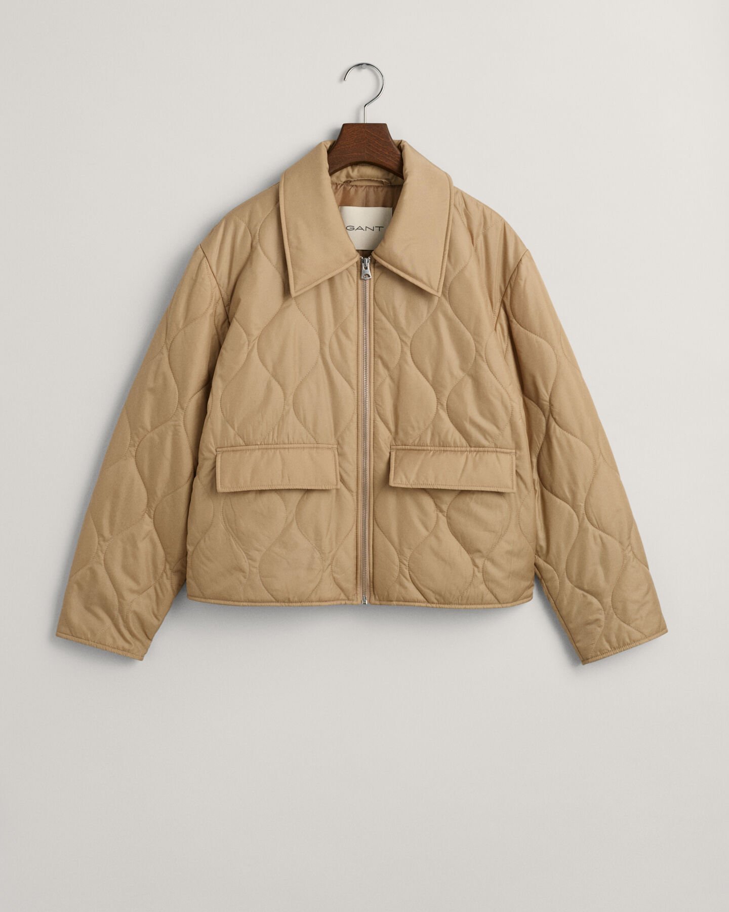 Collared Quilted Jacket