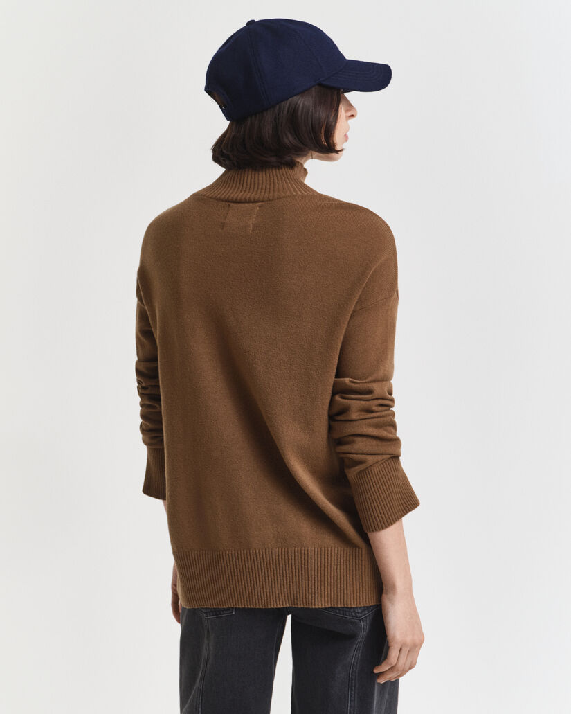 Superfine Lambswool Turtleneck Sweater