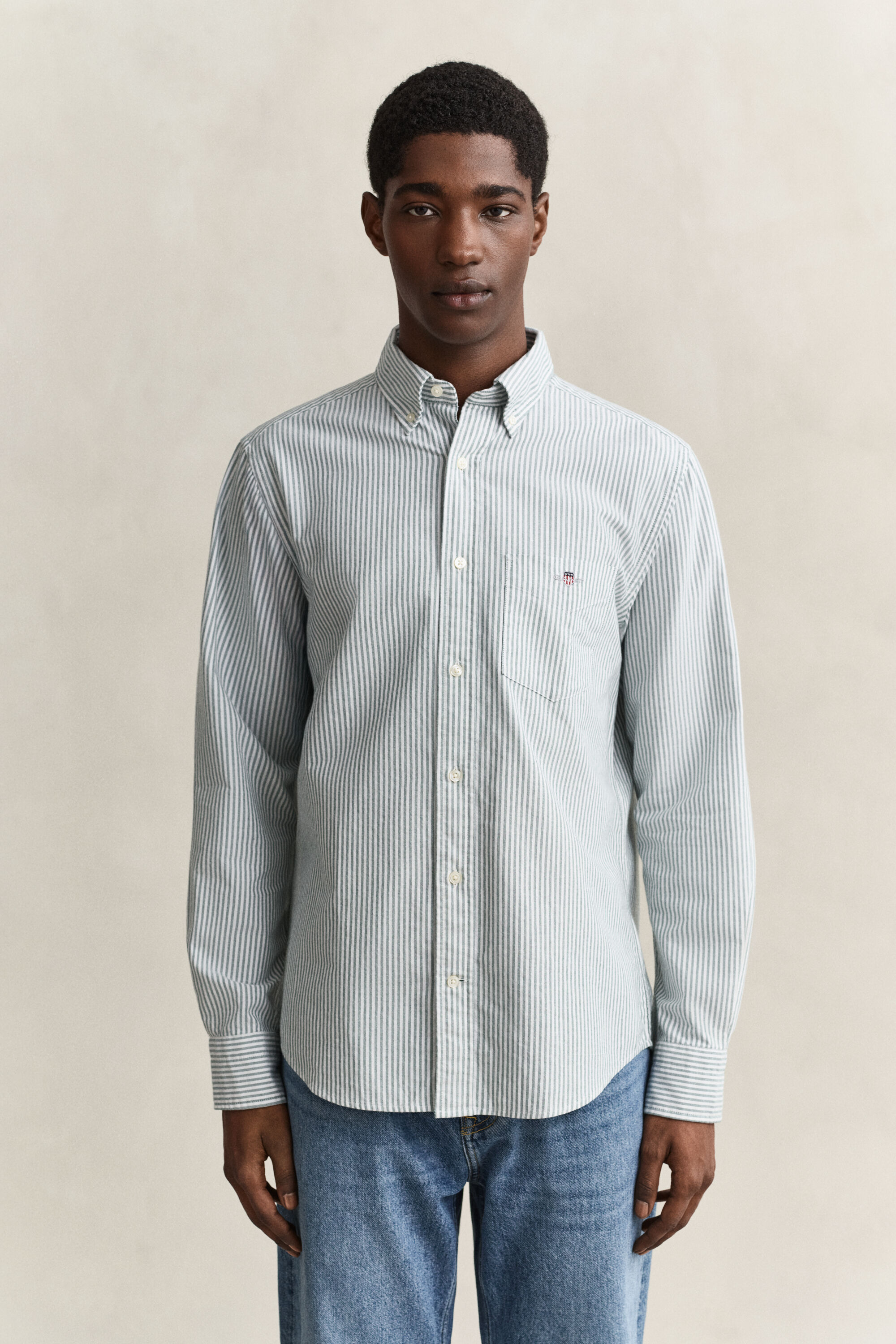 Classic Regular Striped Oxford Shirt