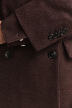 Flannel Blazer — DEEP BROWN 4