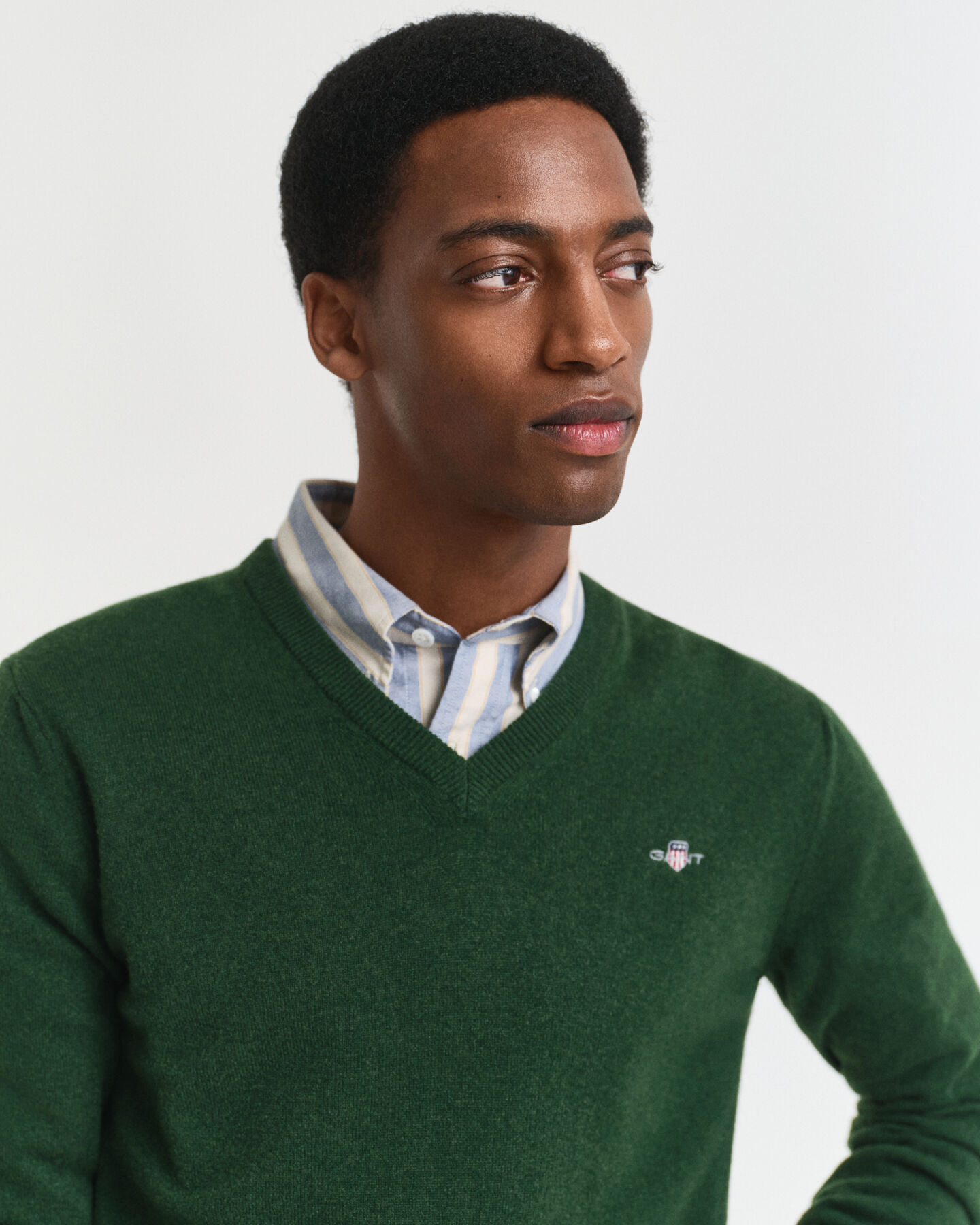 Superfine Lambswool V-Neck Sweater