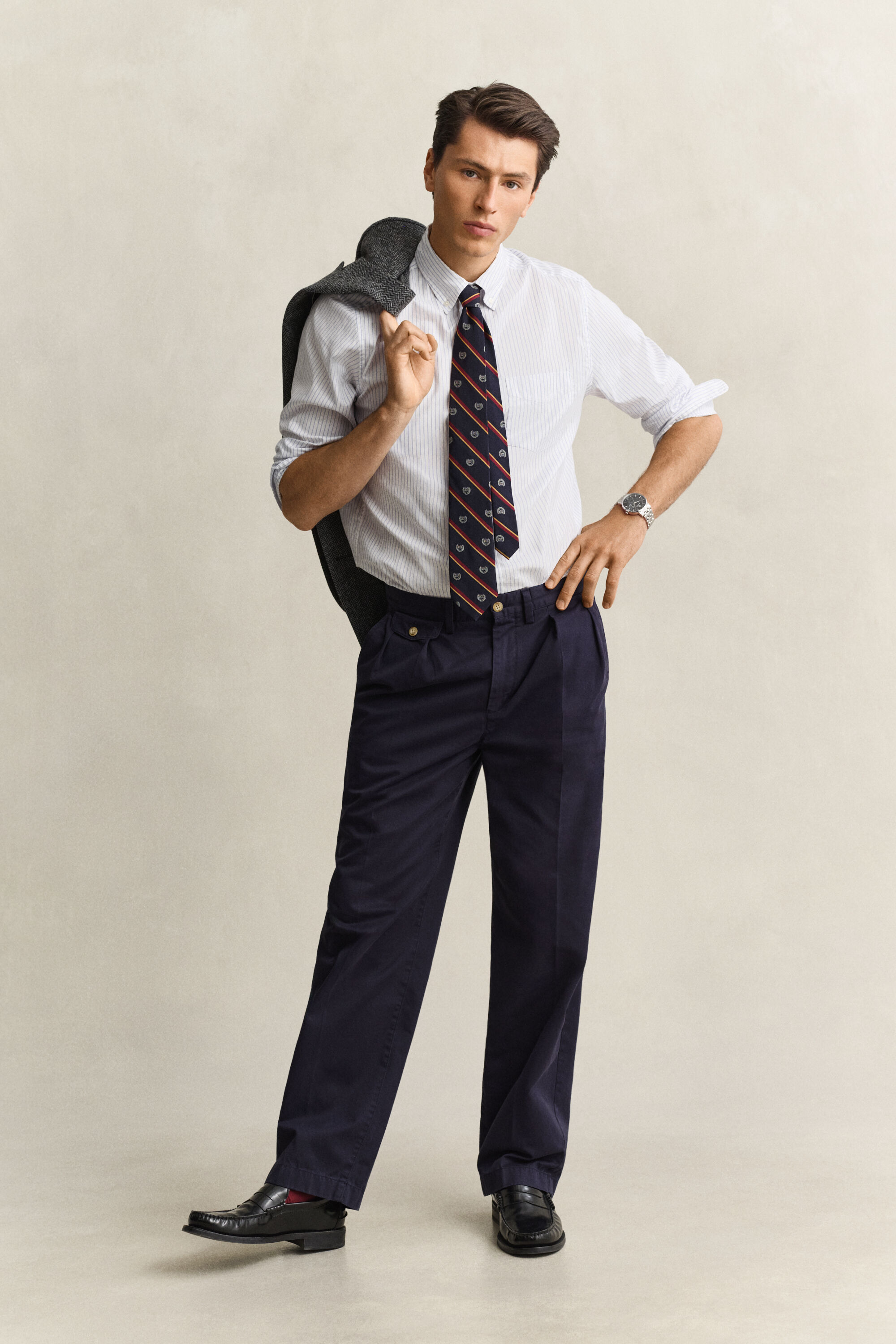 Gant x Yale Striped Oxford Shirt