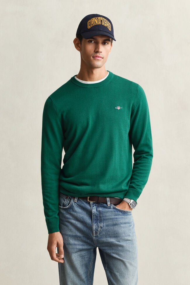 Cotton Crew Neck Sweater
