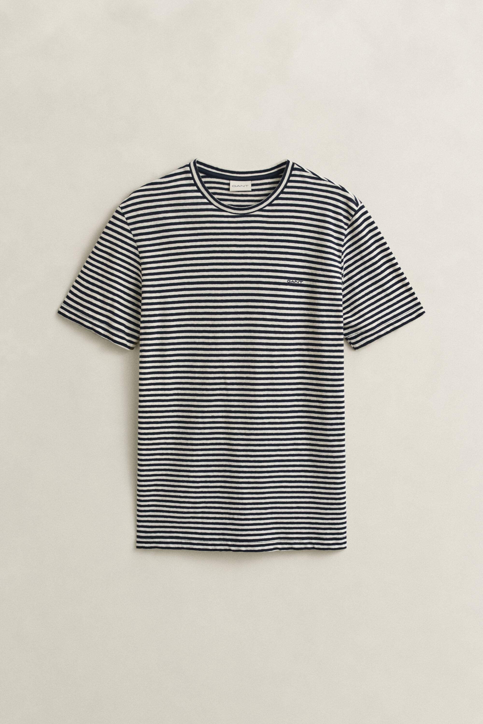 Striped Cotton Linen T-Shirt