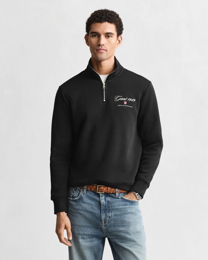 1949 Graphic Half-Zip Sweatshirt