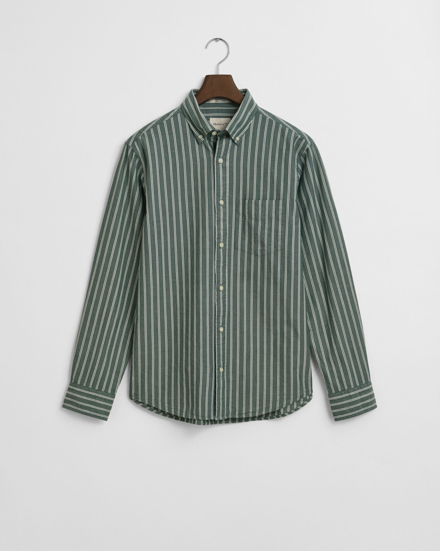 ♡ 0206 Regular Fit Striped Archive Poplin Shirt - GANT