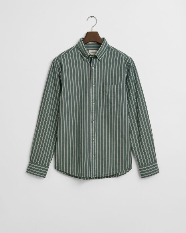 Regular Fit Striped Archive Poplin Shirt