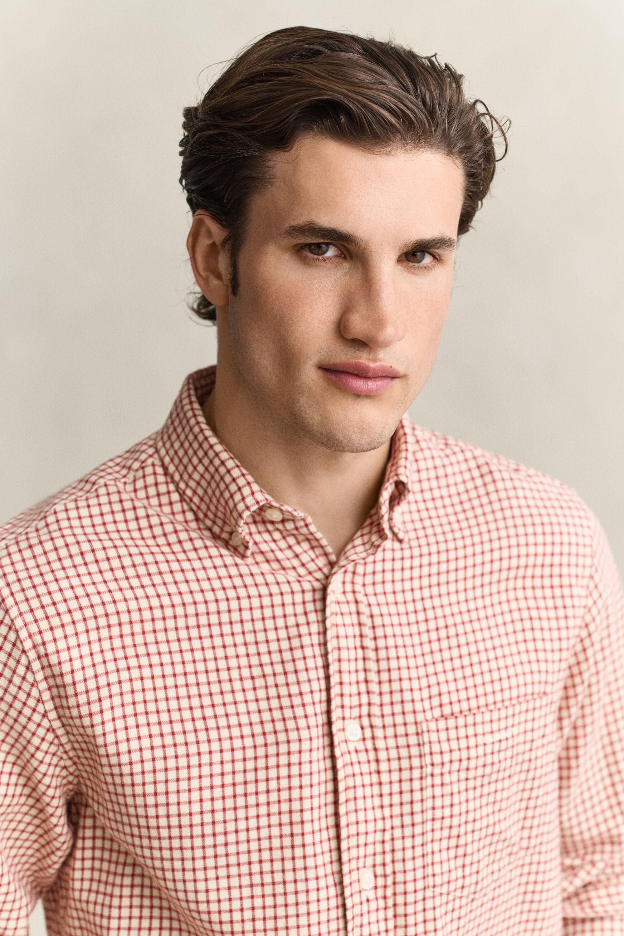 Checked Windblown Flannel Shirt