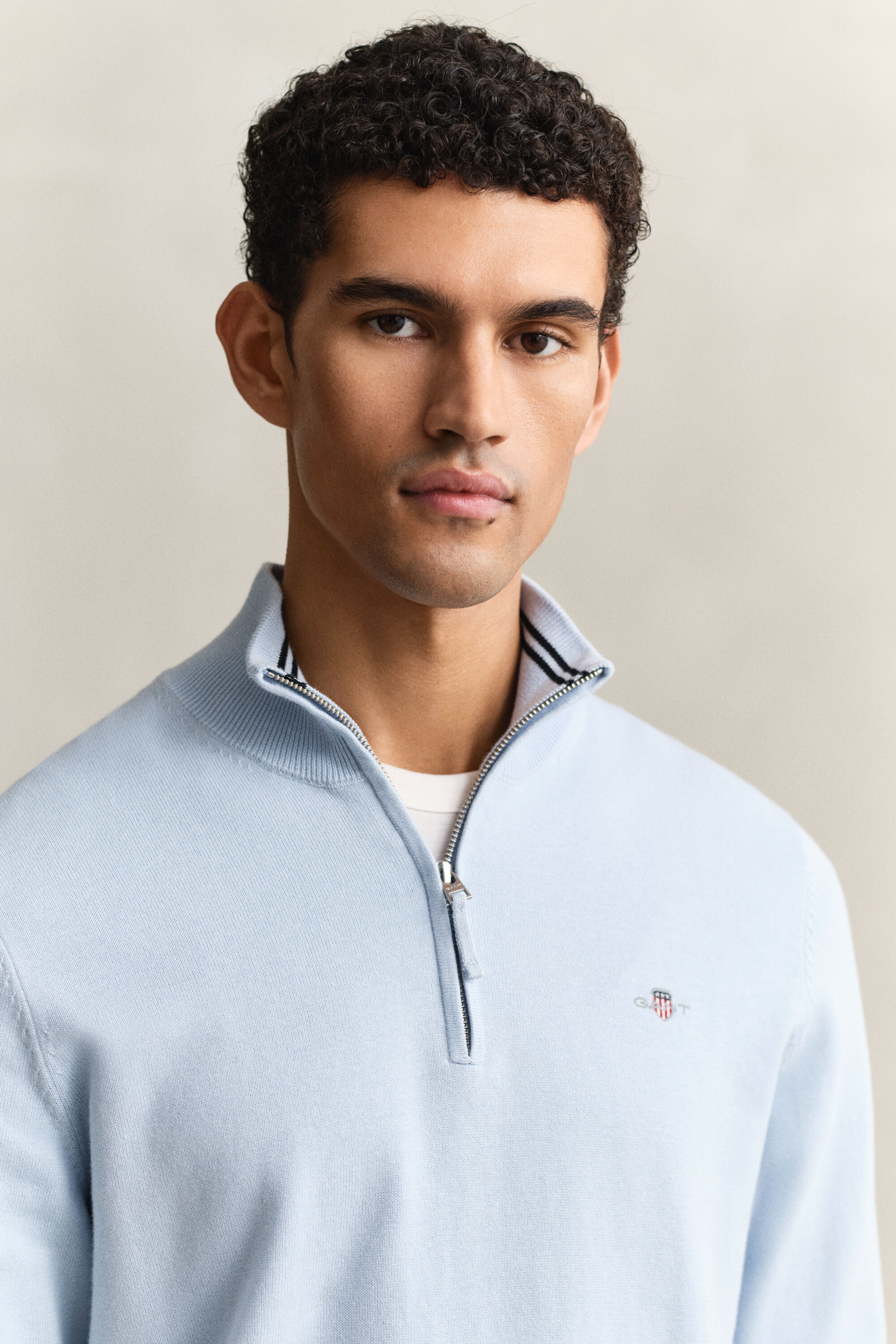 Classic Cotton Half-Zip Sweater