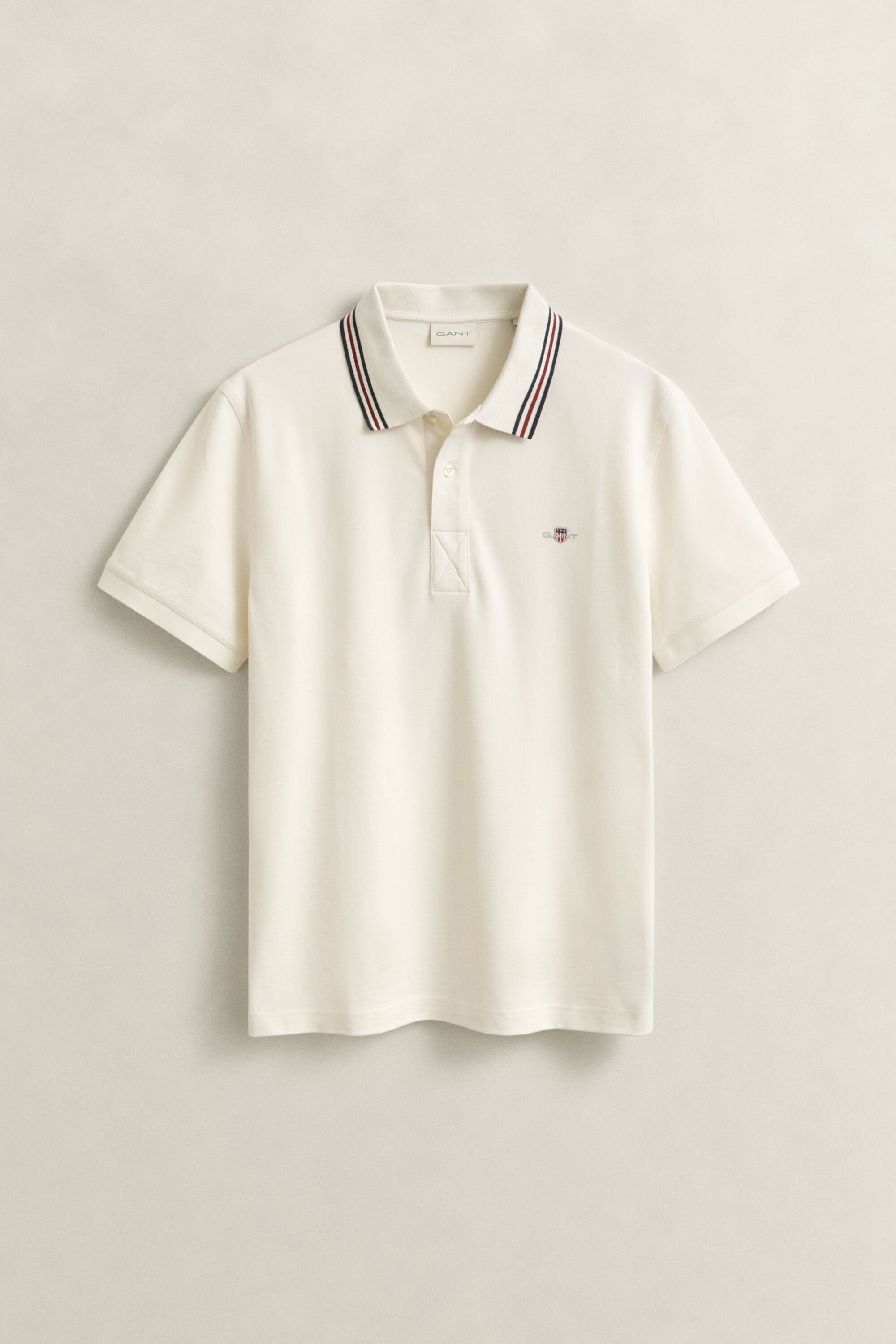 Tipped Collar Polo Shirt