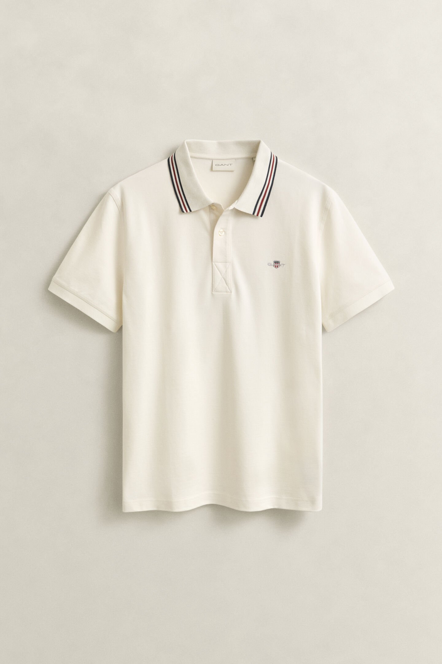 Tipped Collar Polo Shirt