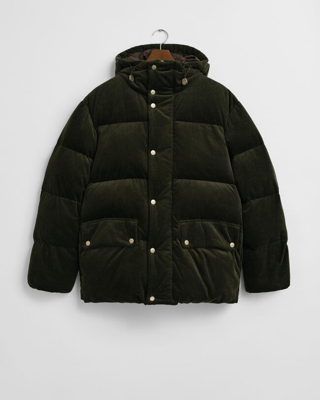 Corduroy Down Puffer Jacket