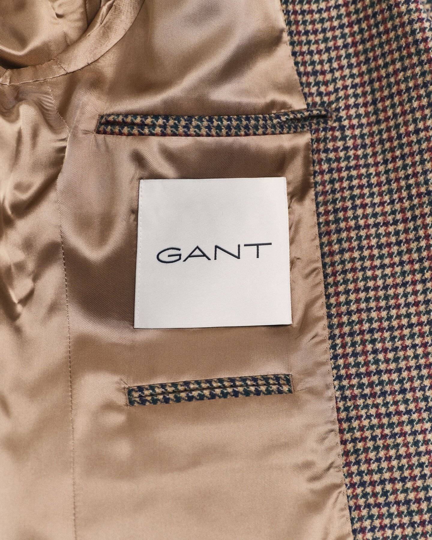 Slim Fit Houndstooth Check Blazer