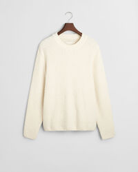 Wool Boucl&eacute; Crew Neck Sweater