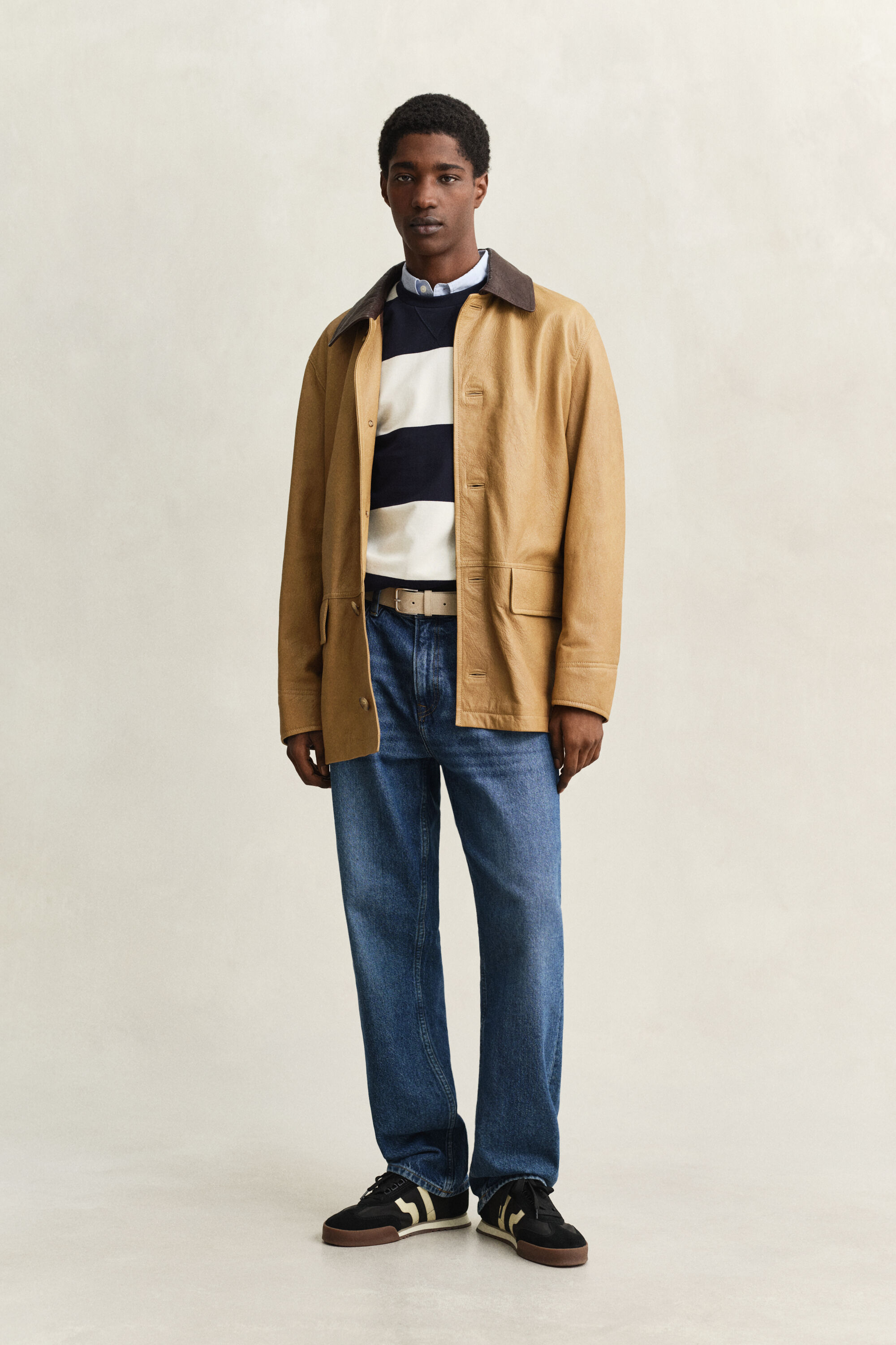 Striped Crew Neck Sweatshirt