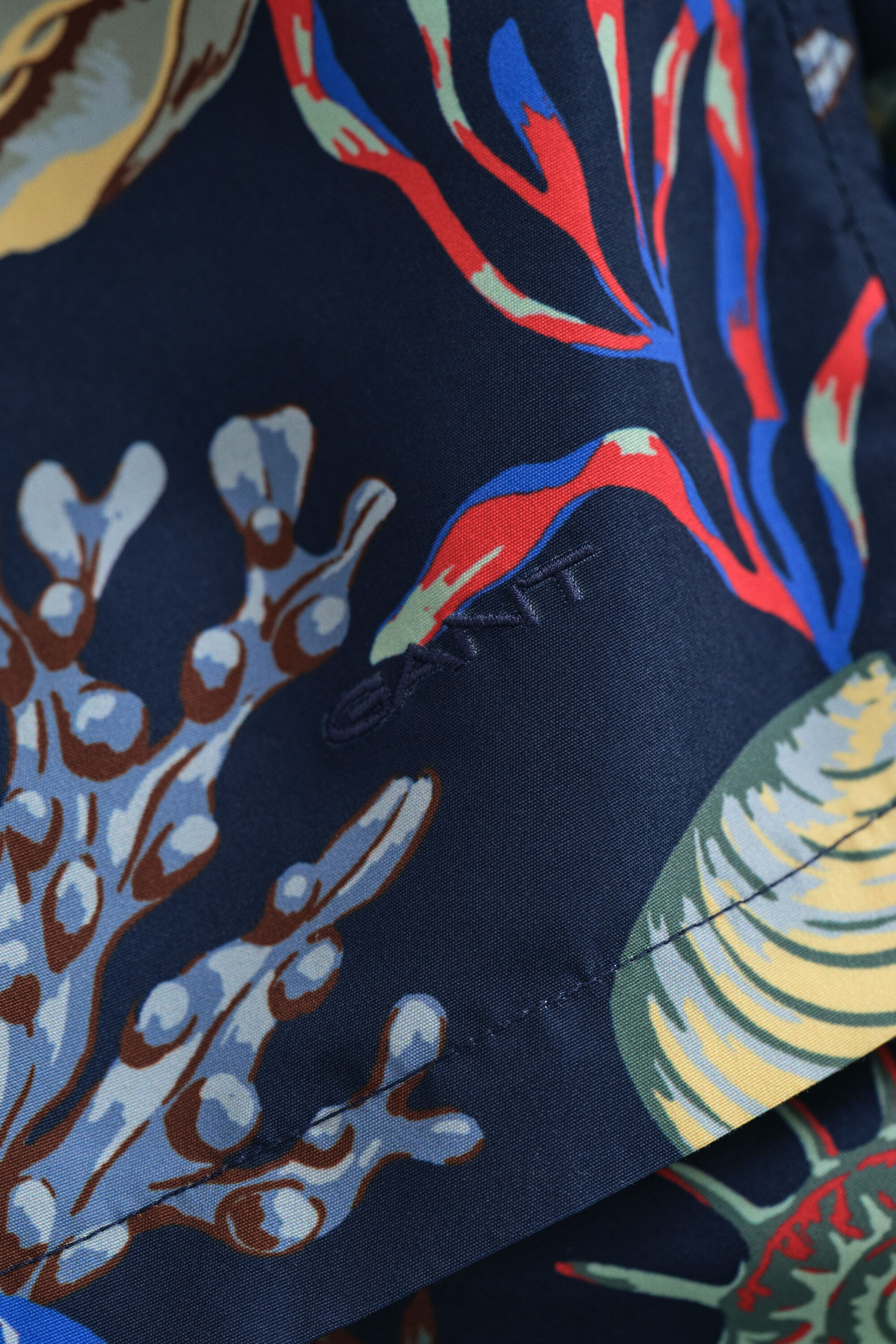 Seaweed Print Swim Shorts