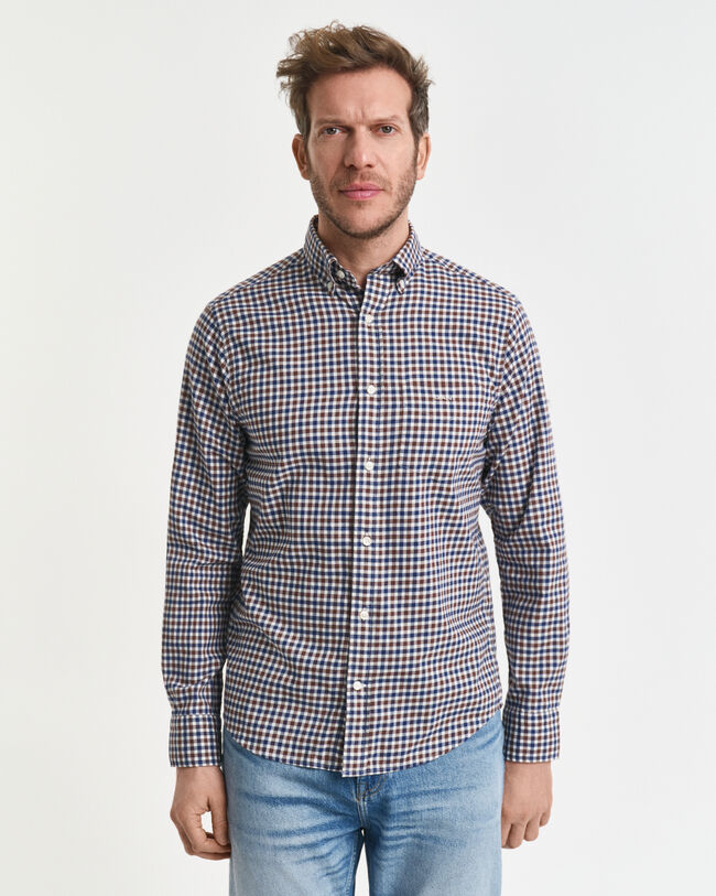Regular Fit Gingham Twill Shirt